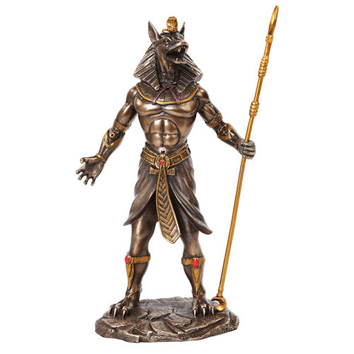 Anubis, Anpu God Statue (Guardian, Afterlife, Funeral, Protection, Divination, Embalming)