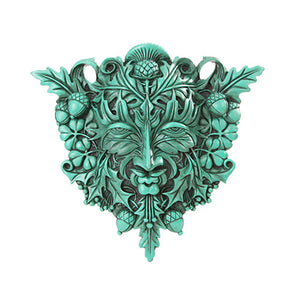 Green Man Plaque (Birth, Growth, Death, Rebirth, Sacred Truths of Nature)