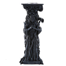 Load image into Gallery viewer, Maid, Mother, Crone Candle Holder (Triple Goddess, Feminine Cycle of Life) 2 Colors or Sets of 2 to Choose From
