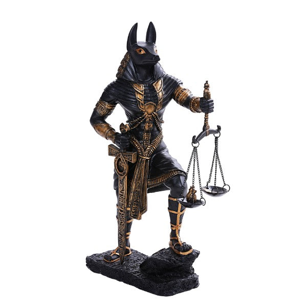 Judgement of Anubis God Statue (Guardian, Afterlife, Divination, Protection, Embalming, Funeral)