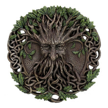 Load image into Gallery viewer, Large Green Man Plaque (Birth, Death, Growth, Rebirth, Sacred Truths of Nature)

