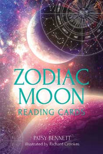 Zodiac Moon Reading Cards (Divination, Fortune Telling, Oracle, Tarot)
