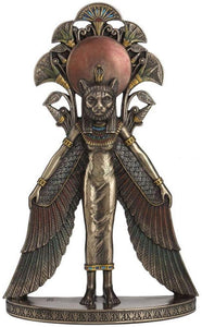 Winged Sekhmet Wall Plaque (War, Destruction, Battered Women and Children, Power)