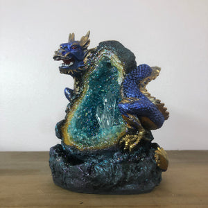 Blue Dragon Incense Burner (Cone, Sticks)