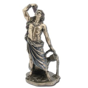 Dionysus God Statue (Wine, Fertility, Fruit, Vegetation, Ritual Madness, Religious Ecstasy, Theater, Festivity)