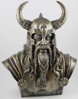 Odin God Statue Bust (Wisdom, War, Battle, Alfather, Death, Magic, Poetry, Prophecy, Victory, The Hunt)
