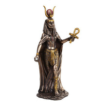 Load image into Gallery viewer, Hathor Goddess Statue (Mother, Love, Joy, Watches Over Mankind)
