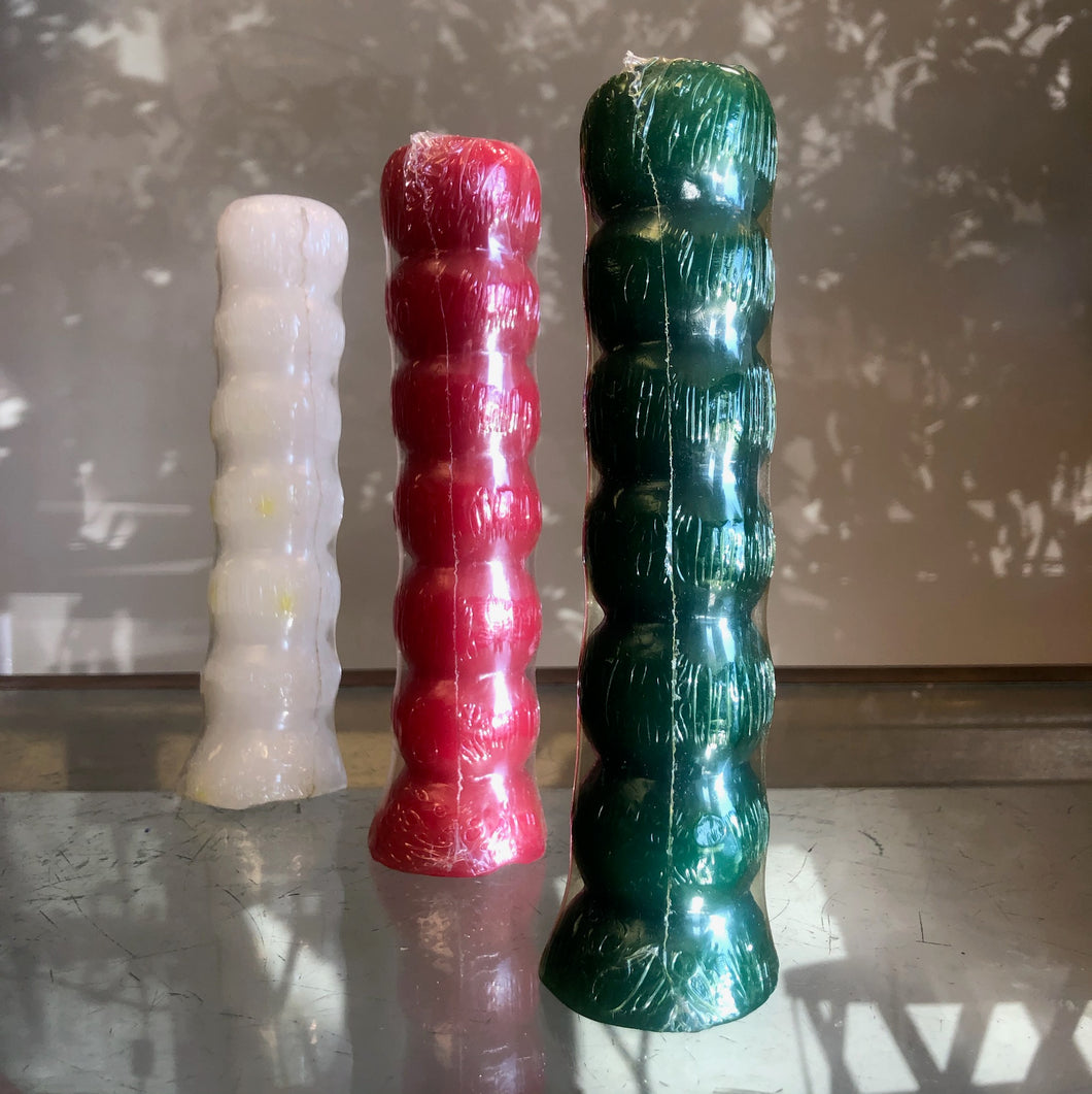 Seven Knob Candles (4 Colors to Choose From), Wishes, Success