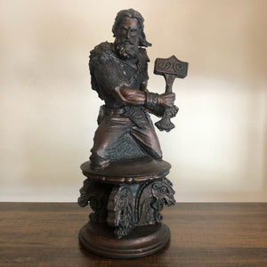 Thor Bust God Statue (Thunder, Lightning, Storms, Protection of Mankind, Fertility)