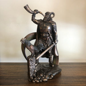 Heimdall Norse God Statue (Foreknowledge, Battle, Warrior)