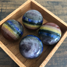 Load image into Gallery viewer, Crystal Chakra Spheres (Balance, Healing, Meditation)
