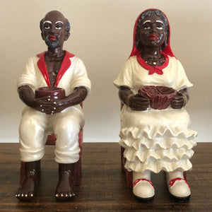 Francisca and Francisco Statues (Respect, Power, Wisdom, Blessings, Love Matters, Home, Good Luck, Abundance, Protection)
