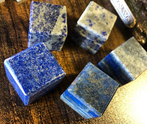 Lapis Lazuli Cube (Self Expression, Inner Truth, Self Awareness)