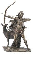 Load image into Gallery viewer, Artemis Goddess Statue (Hunt, Virginity, Midwife, Justice)
