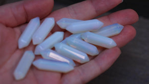 Opalite Double Terminated Wand (Clear Thinking, New Beginnings, Cheerfulness, Straightforward Challenges)