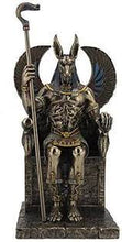 Load image into Gallery viewer, Anubis Sitting In A Throne (Protection, Guardian, Funeral, Afterlife, Divination)
