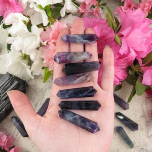 Fluorite Double Terminated Wand (Protection, Peace, Psychic Development, Meditation)