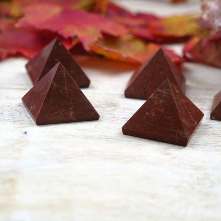 Red Jasper Pyramids (Grounding, Protection, Justice)