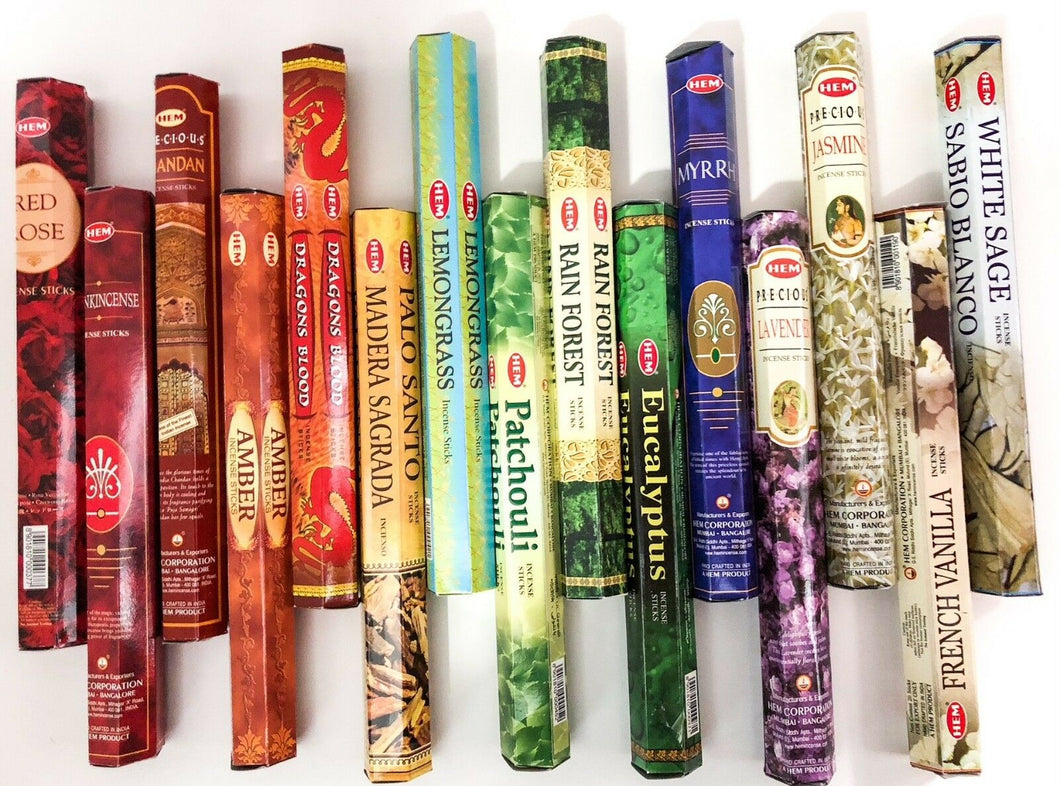 HEM Incense ( 51 Scents to Choose From)